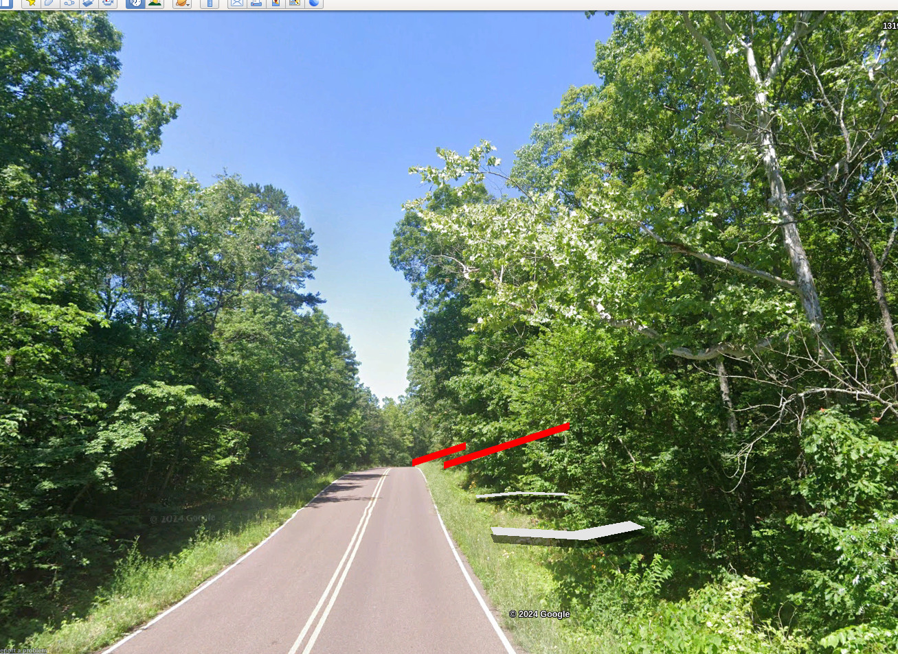 One Acre with Paved Highway Frontage Richwoods